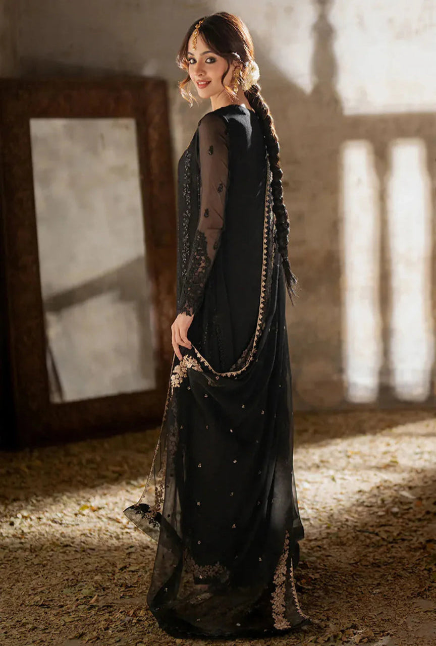 Luxury 3-Piece Suit Chiffon Embroidered Unstitched