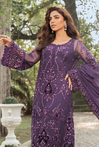 Unstitched Embroidered Chiffon Suit"24