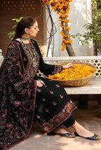 3PC Embroidered Shirt With Heavy Embroidered Dhanak Shawl